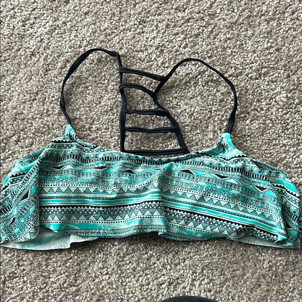 Arizona Jean Company Aqua Bikini Top
